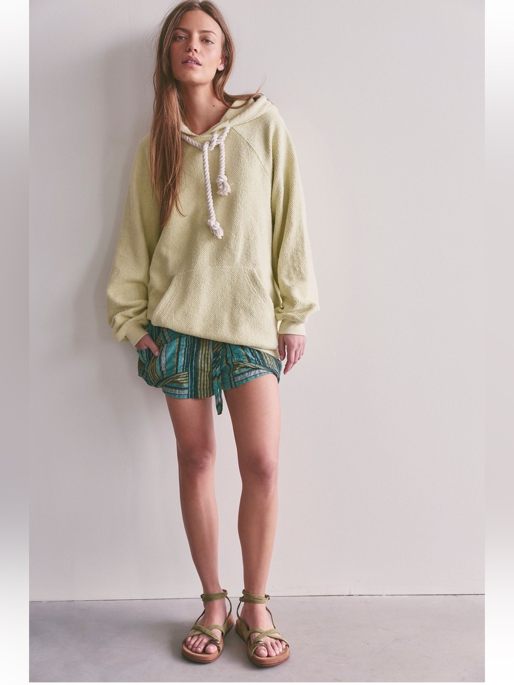 NWT FREE PEOPLE LOOPED IN HOODIE - Picture 3 of 4
